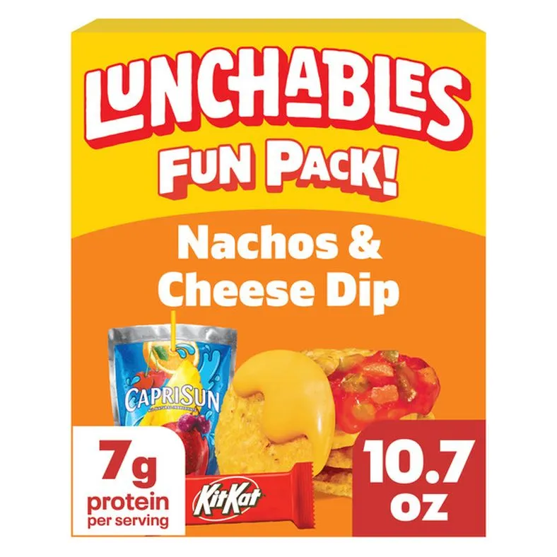 Oscar Mayer Nachos with Capri Sun Fruit Punch & Kit Kat