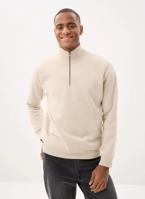 Sweaters met rits Jjebradley Sweat Half Zip Noos heren grijs