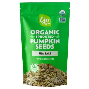 Go Raw Sprouted Organic Pumpkin Seeds with Sea Salt, 22 oz