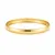 Armband in edelstaal, gladde ronde vorm 1cm
