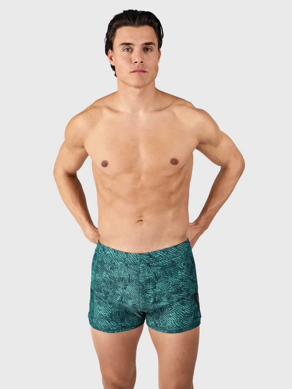 Samier-Print Men Swim Trunks | Mediterranea