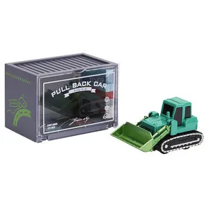 Véhicule miniature à friction Bulldozer turquoise