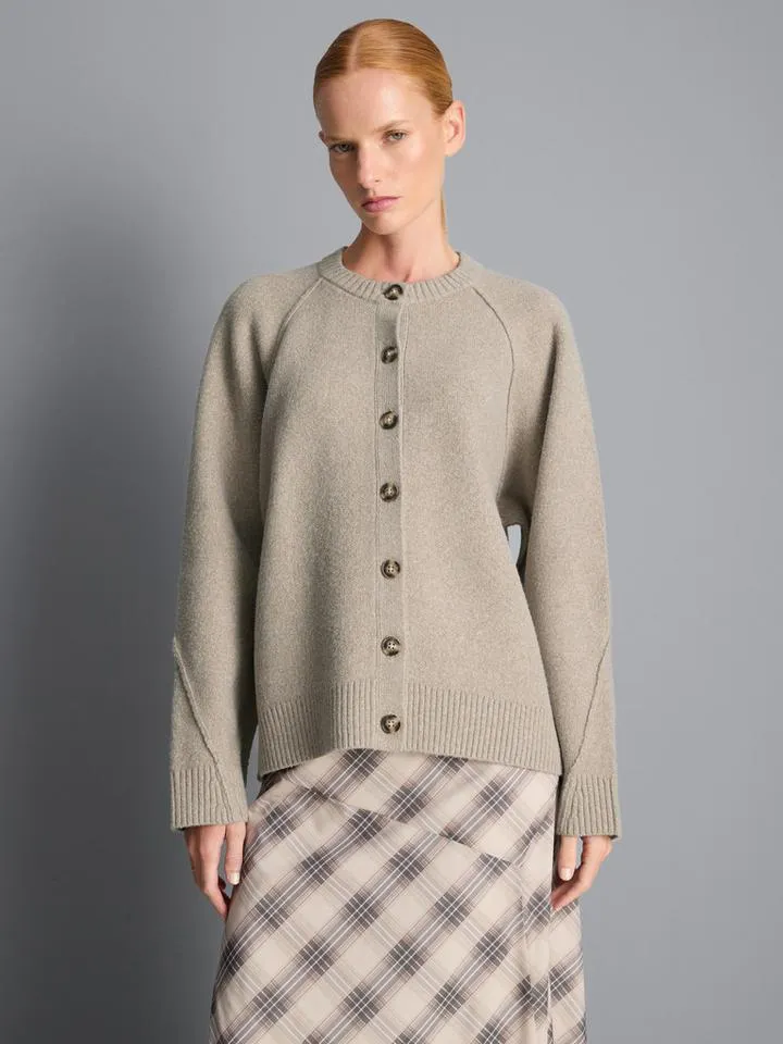 Gilet décontracté à coutures apparentes