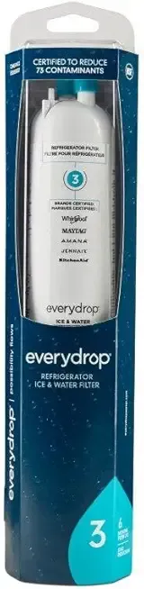 everydrop® by Whirlpool Ice and Water Refrigerator Filter 3, EDR3RXD1, Single-Pack