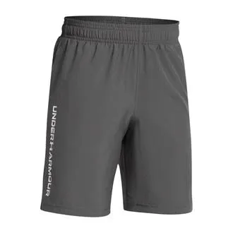 Short tissé avec lettrage UA pour garçon