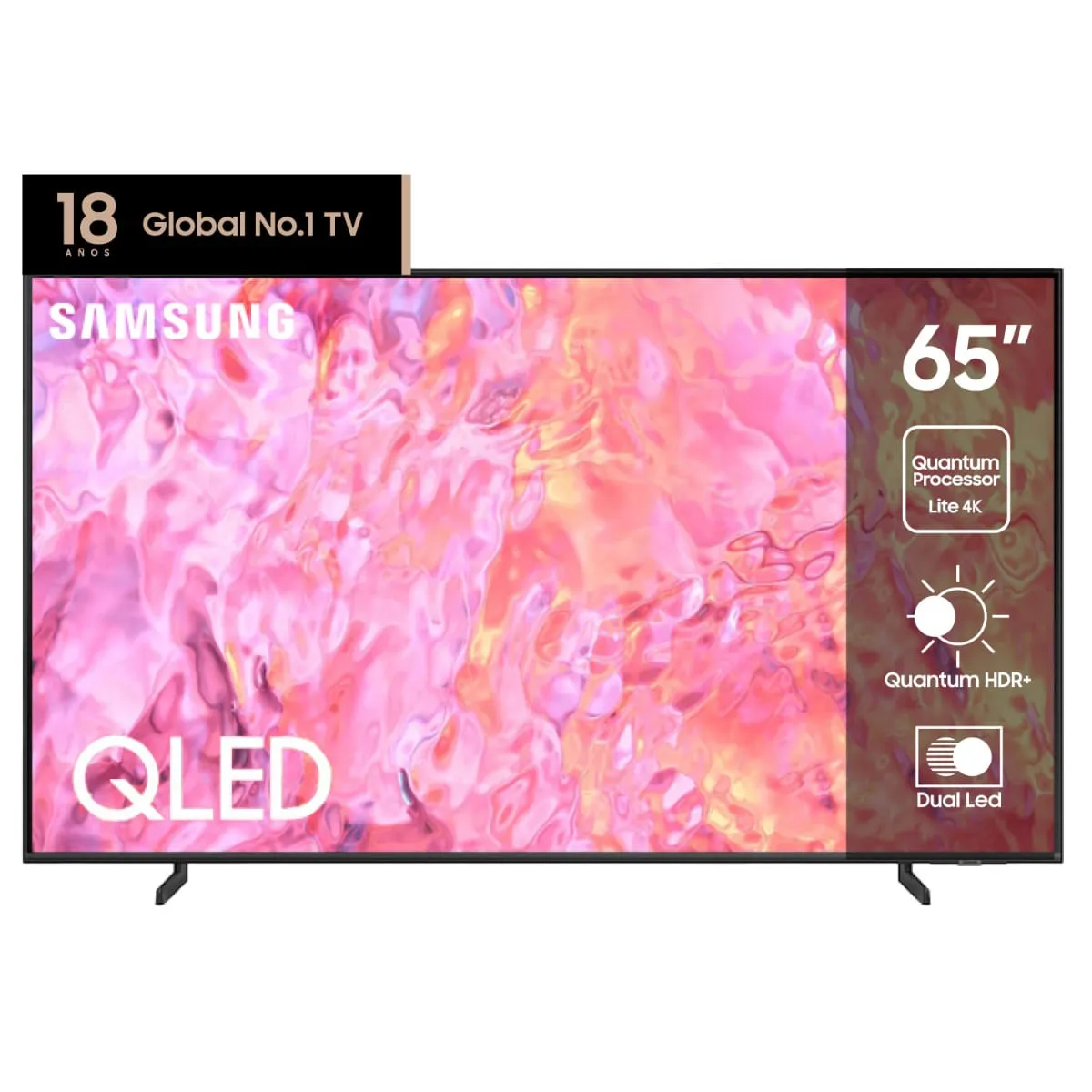 Smart TV QN65Q65CAGCZB 65" Samsung QLED 4K Ultra HD
