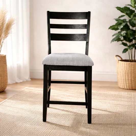 Palermo 24" Pub Chair (1-Piece) by Vilo Home - Black