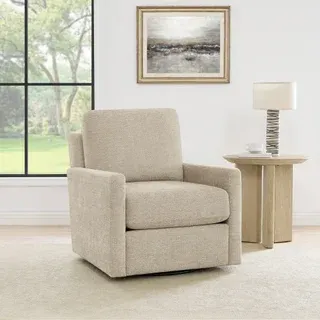 Henredon Marley Fabric Swivel Accent Chair