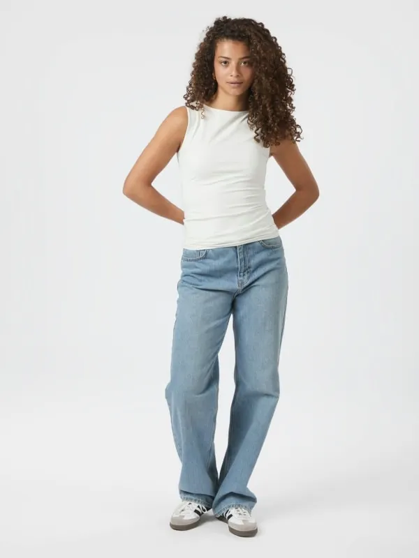 Ditty Jersey Top White