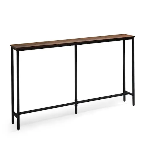47-Inch Rustic Narrow Console/Sofa Table for Entryway, Hallway, Living Room