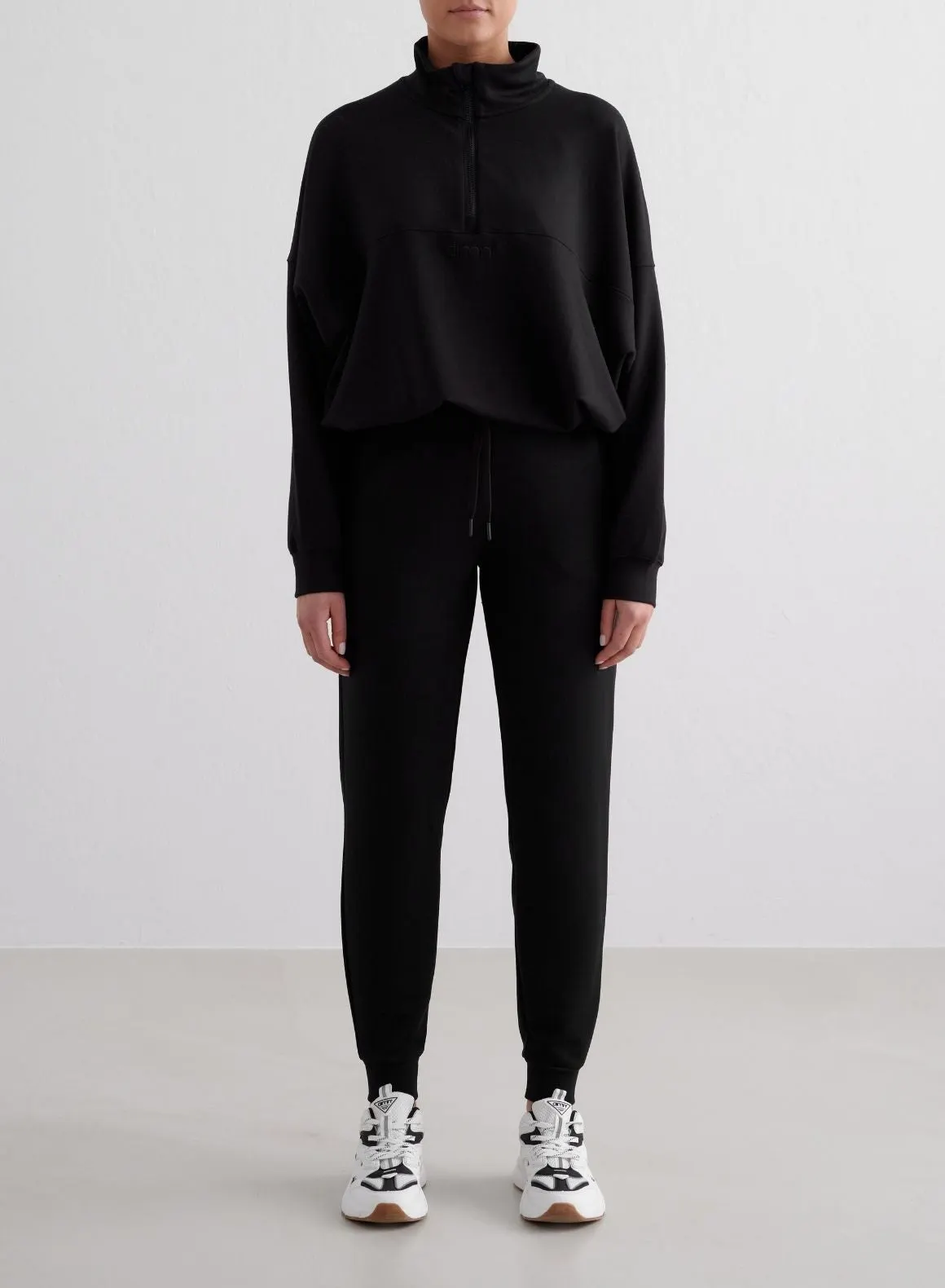Black Comfy Modal Pants