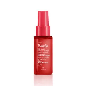 Body Splash Morango e Baunilha Dourada Tododia 60 ml