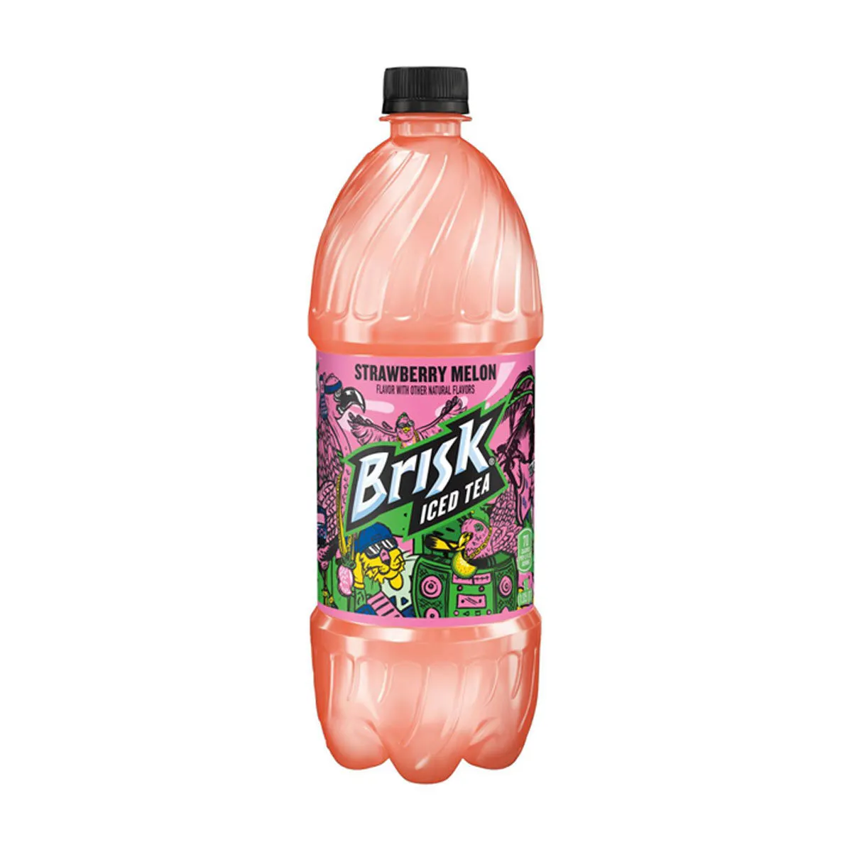 Brisk Strawberry Melon Ice Tea 1 liter Bottle