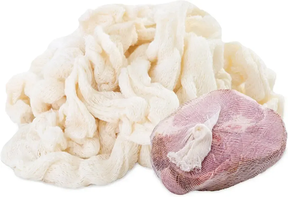 28" Stockinette Ham Bags - Pack of 10 - Ham Netting, Bags for Smoking and Curing Poultry, Beef, Bacon Pork, Lamb, Deer and More