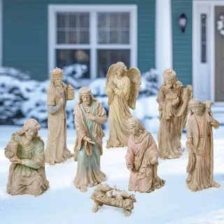 30.9" Outdoor Nativity Set, 9-piece
