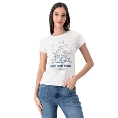 Playera Mxstaza Mujer Manga corta Diseño Parque con Leyenda