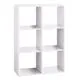 Meuble de rangement Mix'n Modul 6 cases bois blanc...