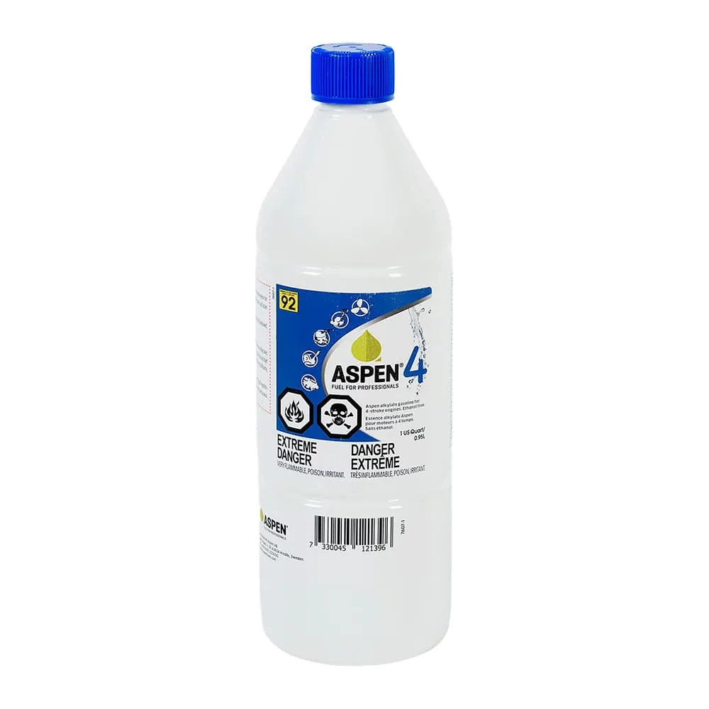 Essence alkulate Aspen pour moteurs 4 temps 950 ml