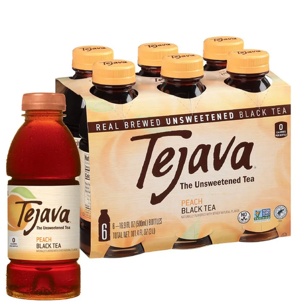 Tejava Peach Unsweetened Tea