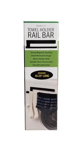 Magnetic 10-1/4" Towel Bar