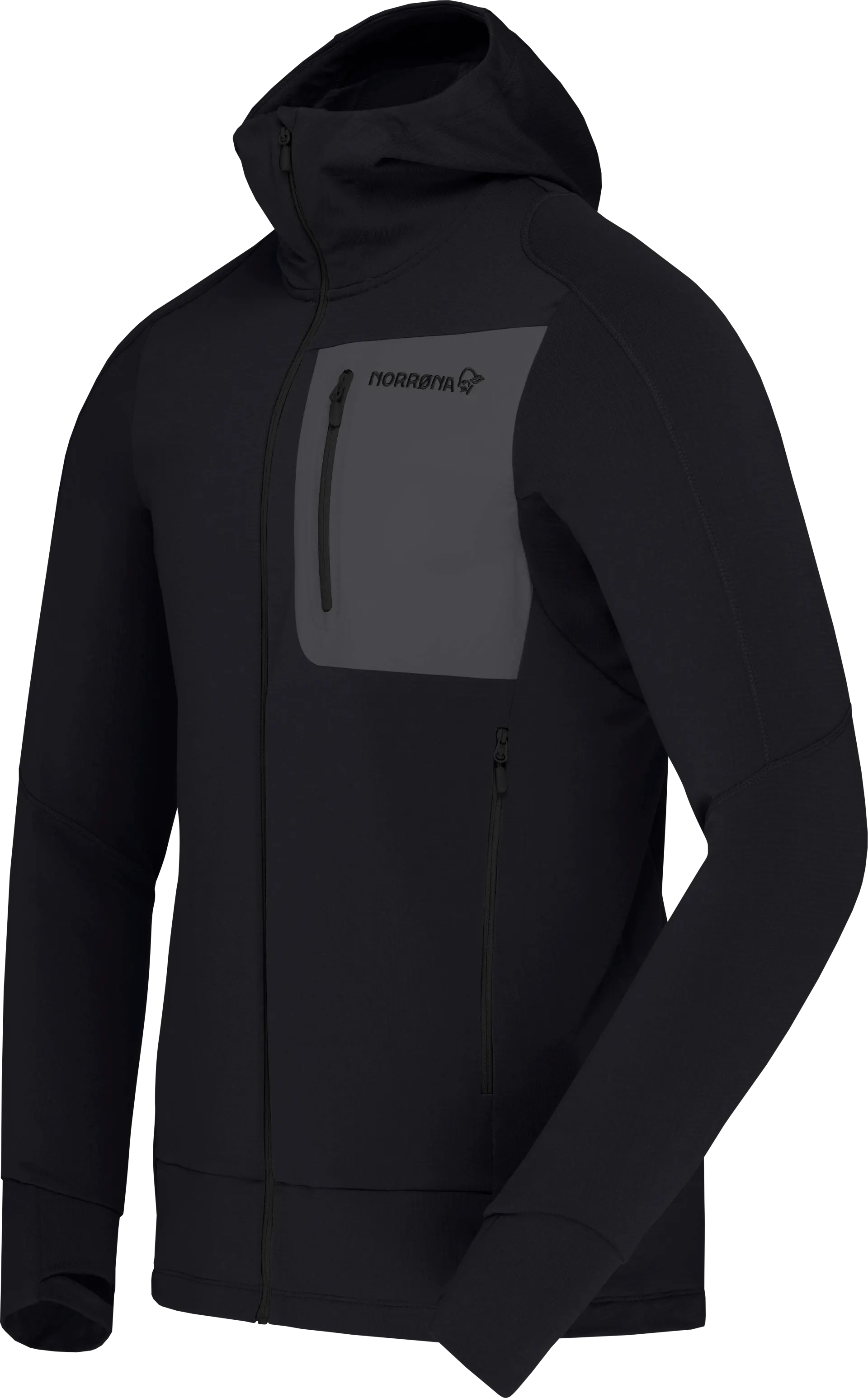 falketind Power Grid Zip Hood M's