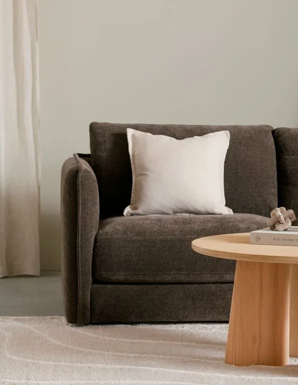 Canvas Warm Tones 60 x 80 cm, m/smal ramme, rustikk eikefarget