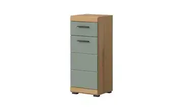 Unterschrank SCHLOONSEE, Breite 37cm, 1 Tür, 1 Schubkasten, 2 Fächer, MDF-Front in verschiedenen Farben erhältlich, Badmöbel, Badschrank, Kommode, Bad Schloonsee