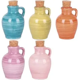 Anfora mini oliera in ceramica tappo in sughero, Masseria