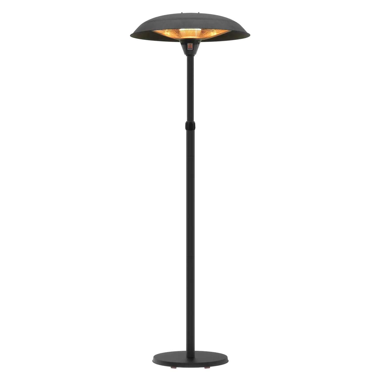 Stufa Elettrica da esterno Fungo Riscaldante Nero 3000 Watt