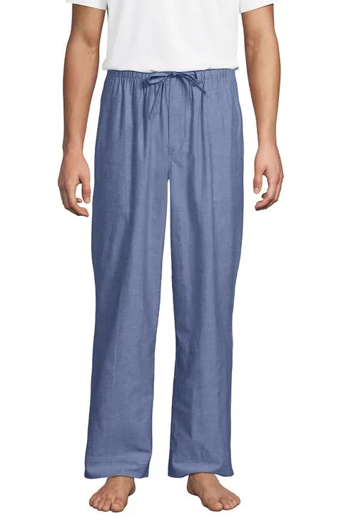 Lands' End Poplin Pajama Pants