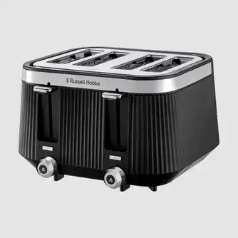Russell Hobbs Bronte Toaster 4 Slice Black RHT2677BLK