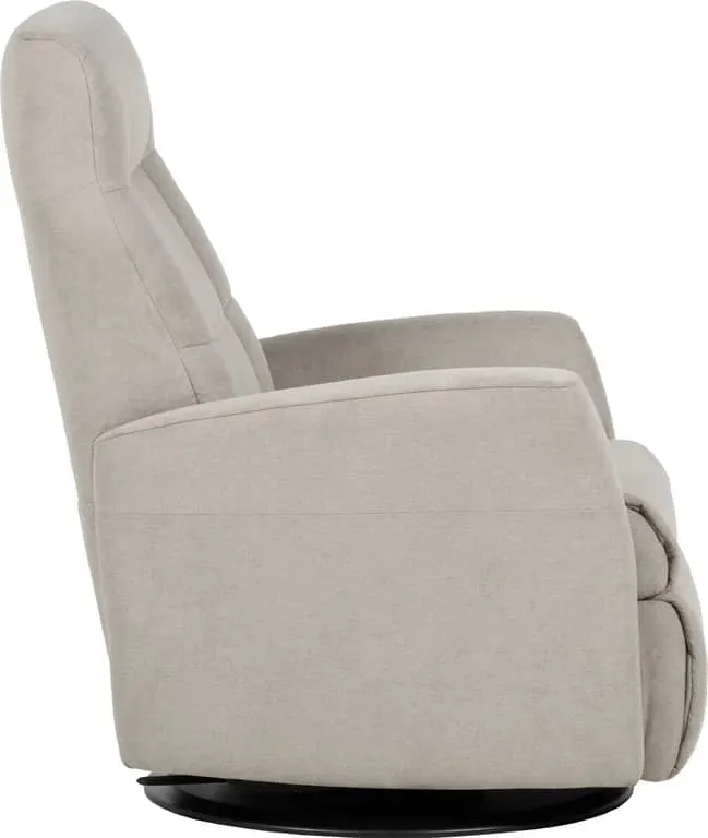 Mega recliner manuell med gyngelås, stoff Enjoy Rabbit