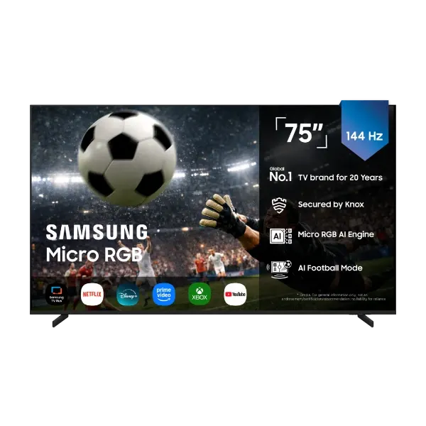 Samsung 75" 4K Micro RGB TV 2026 - TMR75R85HAUXXC