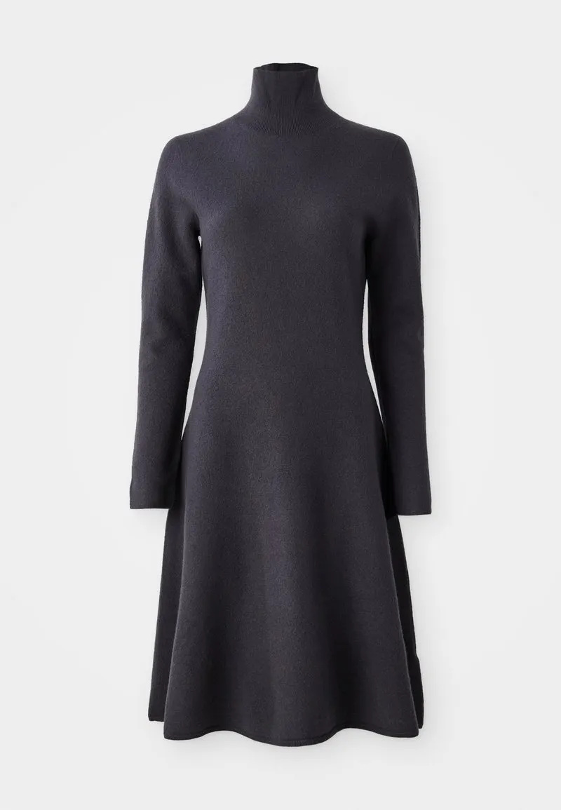 MALAYA - Strikket kjole - deep ocean