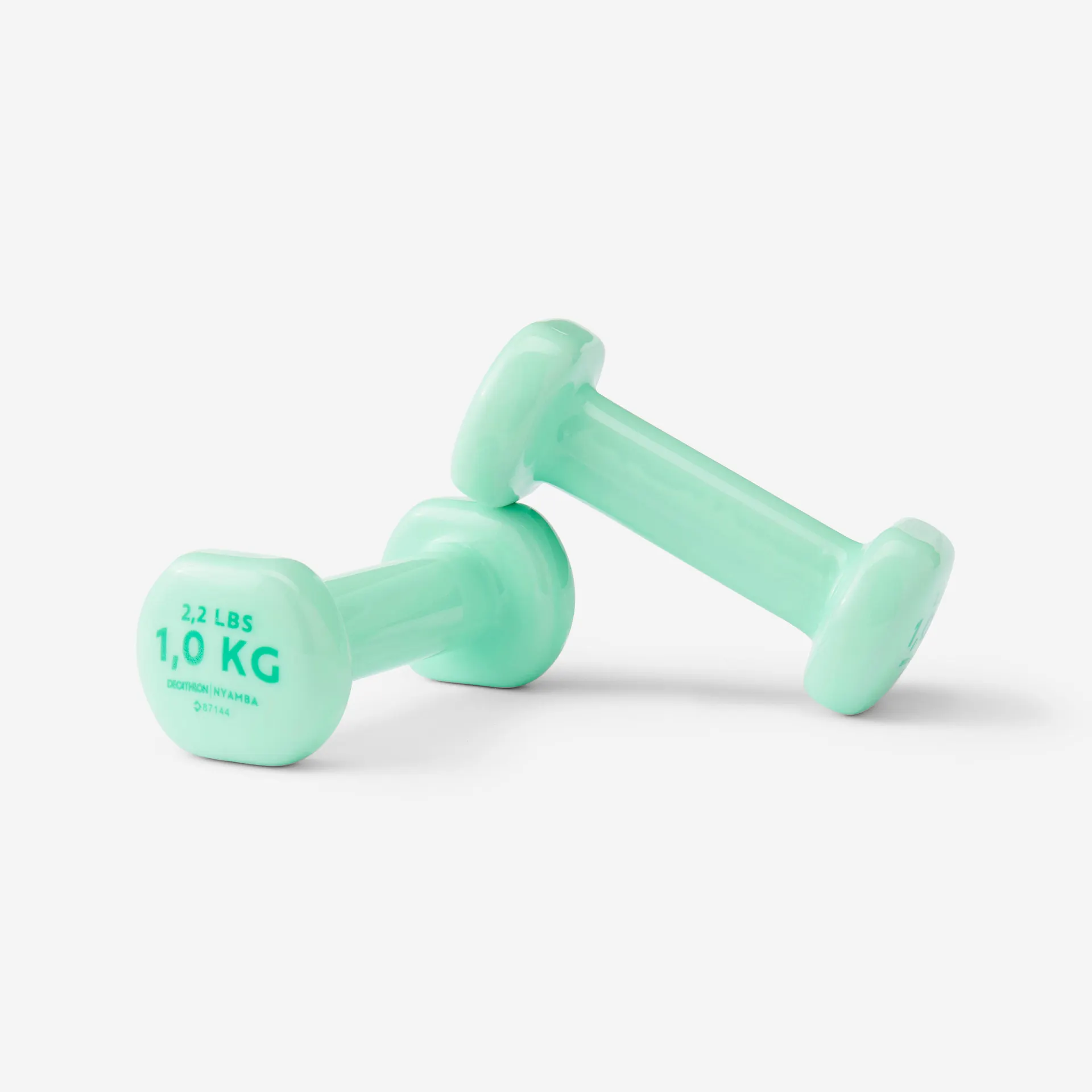 DOMYOS Posilovací fitness činky 2 × 1 kg
