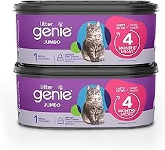 Litter Genie Refill Bags | Jumbo 2-Pack, 56 T…