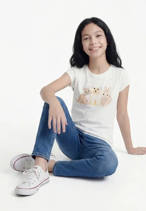GRAPHIC TEE 2 PACK - T-shirts med print - light heather grey