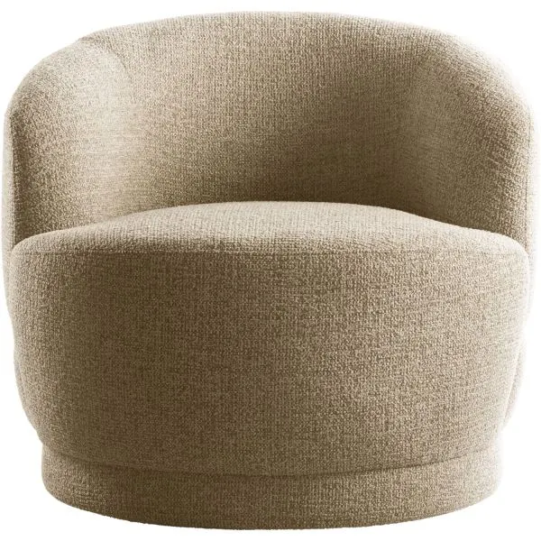 Draaifauteuil Tenna beige
