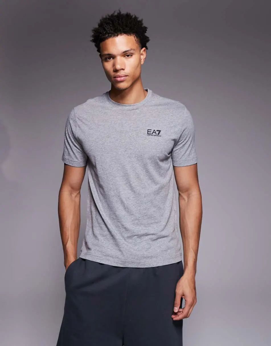 Armani EA7 train core logo t-shirt in grey