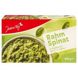 Jeden Tag Rahmspinat mit Sahne