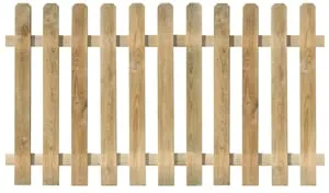 Staccionata CERLAND MUSTANG in legno naturale L 180 x H 100 cm, Sp 30 mm