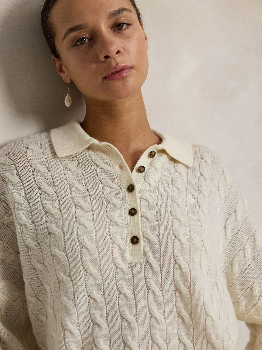 POLO-COLLAR SWEATER