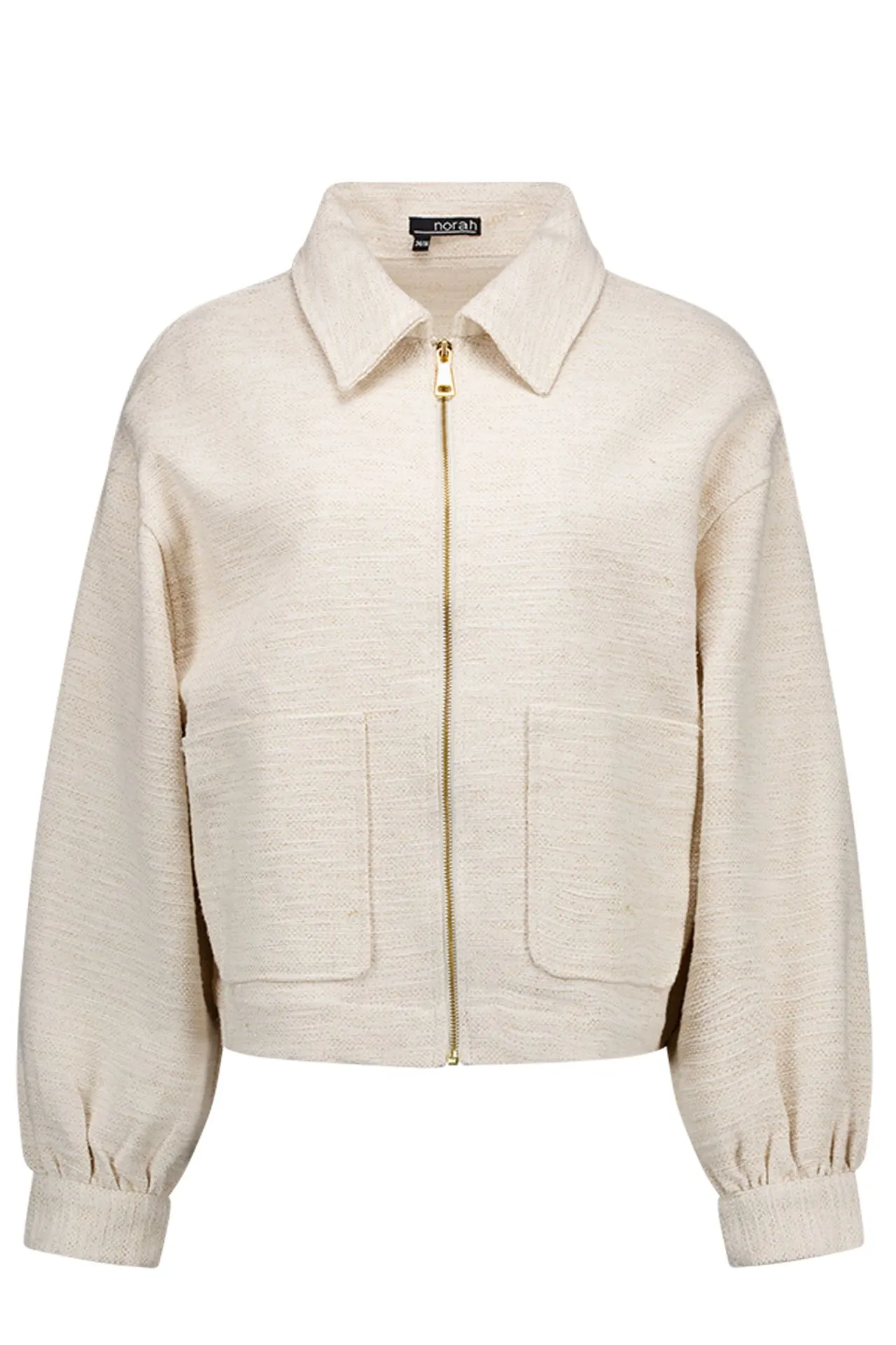 Ecru jasje met lurex