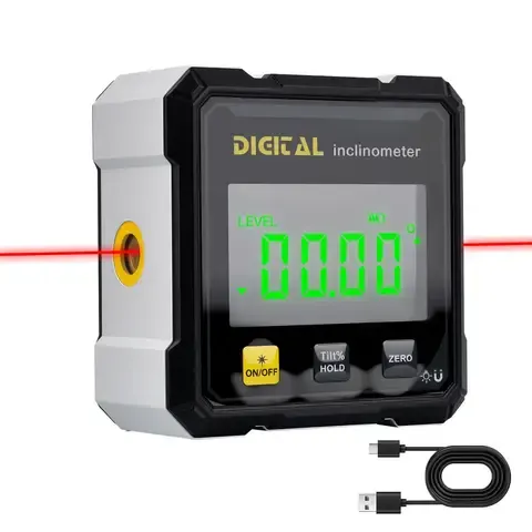 Digital Angle Gauge Meter Compact Protractor For Engineering
