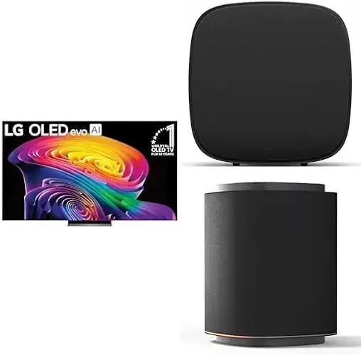 LG 83-Inch OLED C6 TV & Sound Suite Bundle 83-Inch OLED evo AI 4K C6 TV + 2X M7 Wireless Dolby Atmos Speakers + W7 Wireless Subwoofer | Dolby Atmos, Dolby Vision, HDR10 (New 2026 Model)