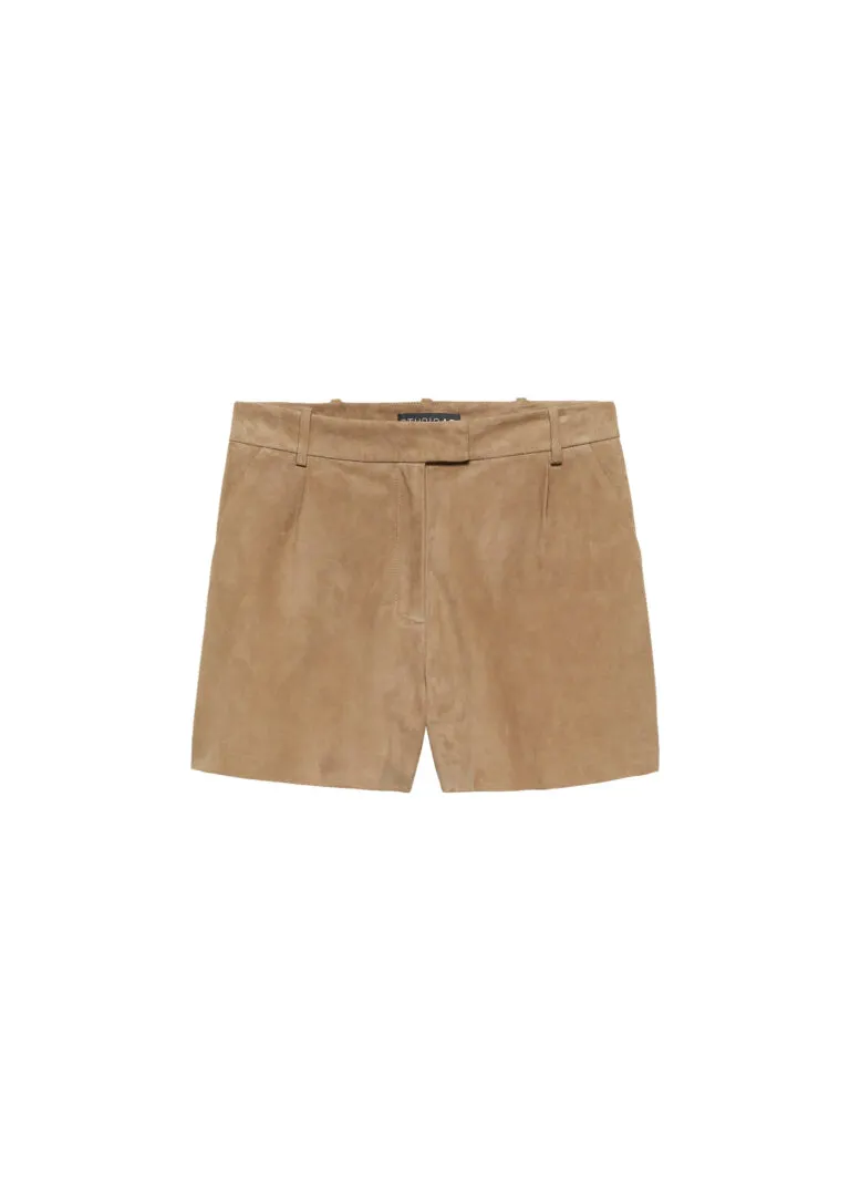 Sofie Suede Shorts - Brun