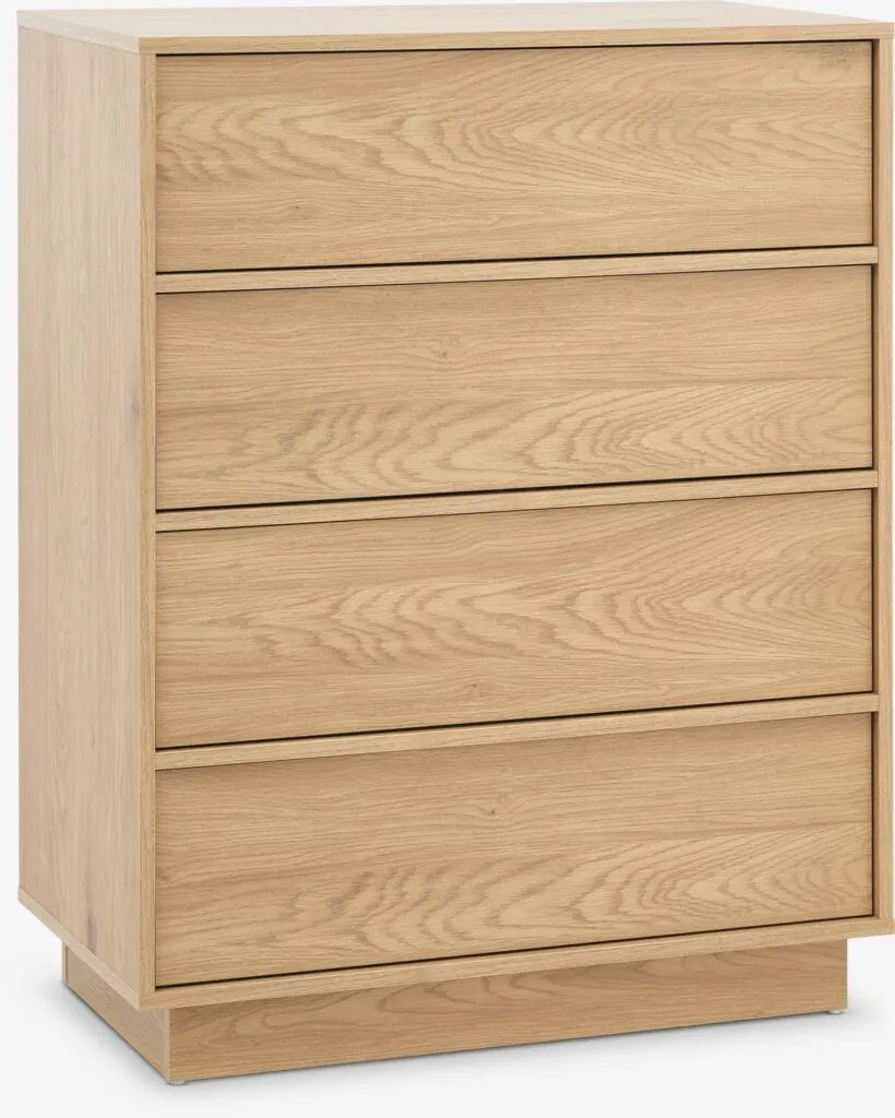 Cassettiera 4 cassetti TRANUM color rovere caldo