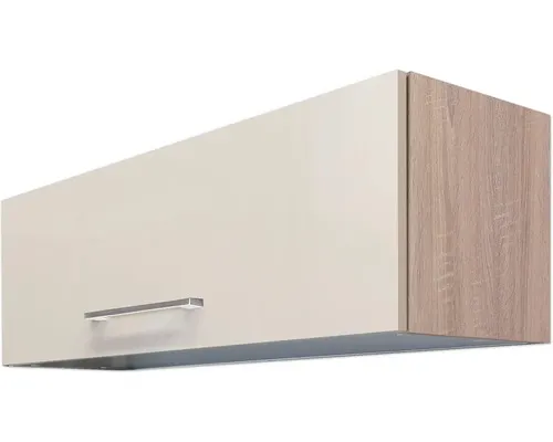 Kuchyňská skříňka horní s vyklápěcími dvířky Flex Well Nepal 100 x 32 x 32 cm kašmír lesk dub sonoma matný