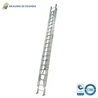 Escalera Certificada 12 m 40 P Extensión Aluminio Tipo IA 136 kg