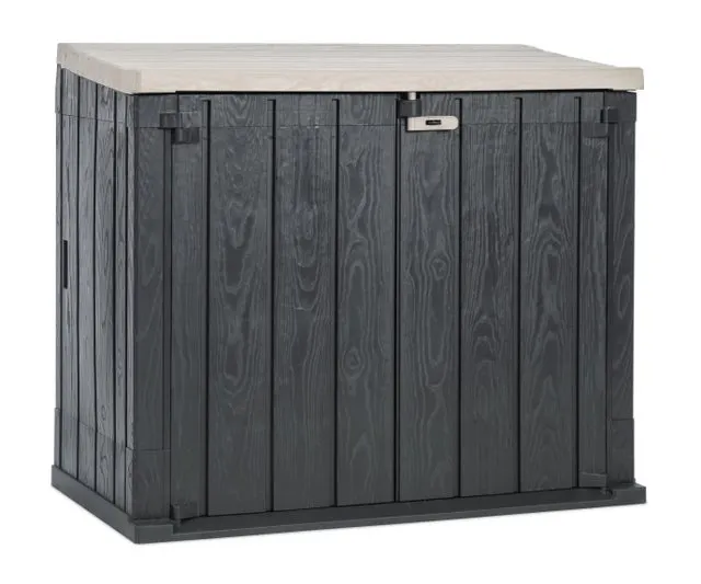 Box portattrezzi in polipropilene TOOMAX STORA WAY 087 L 129.5 x P 74.5 x H 111 cm Grigio/Antracite